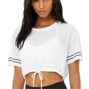 Alo yoga frontline crop tee